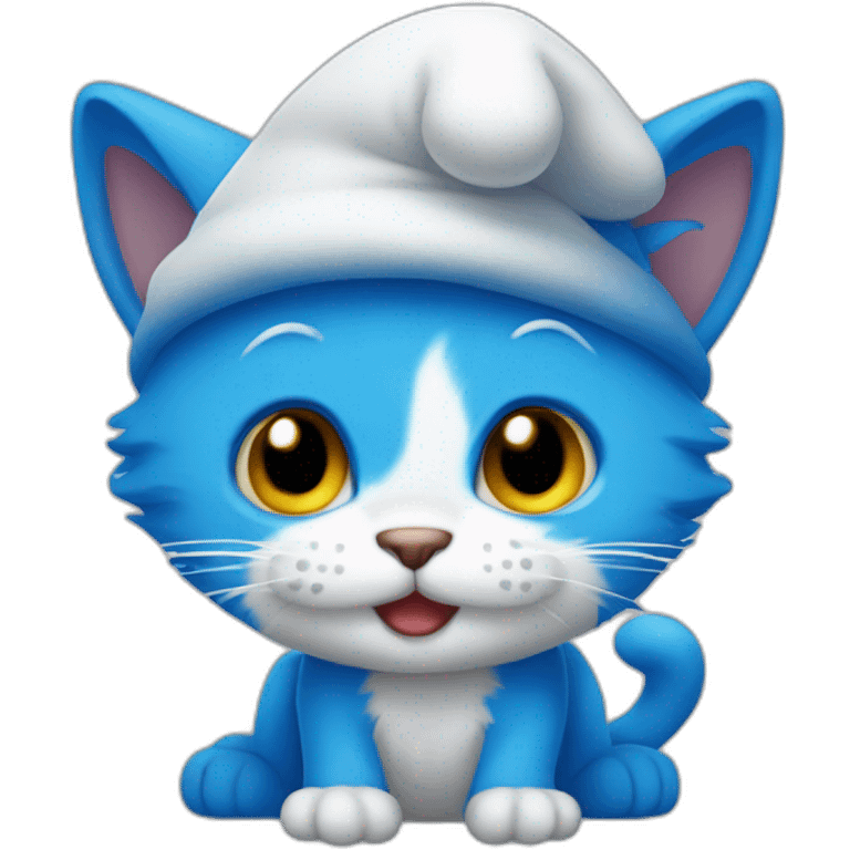 Smurf cat  emoji