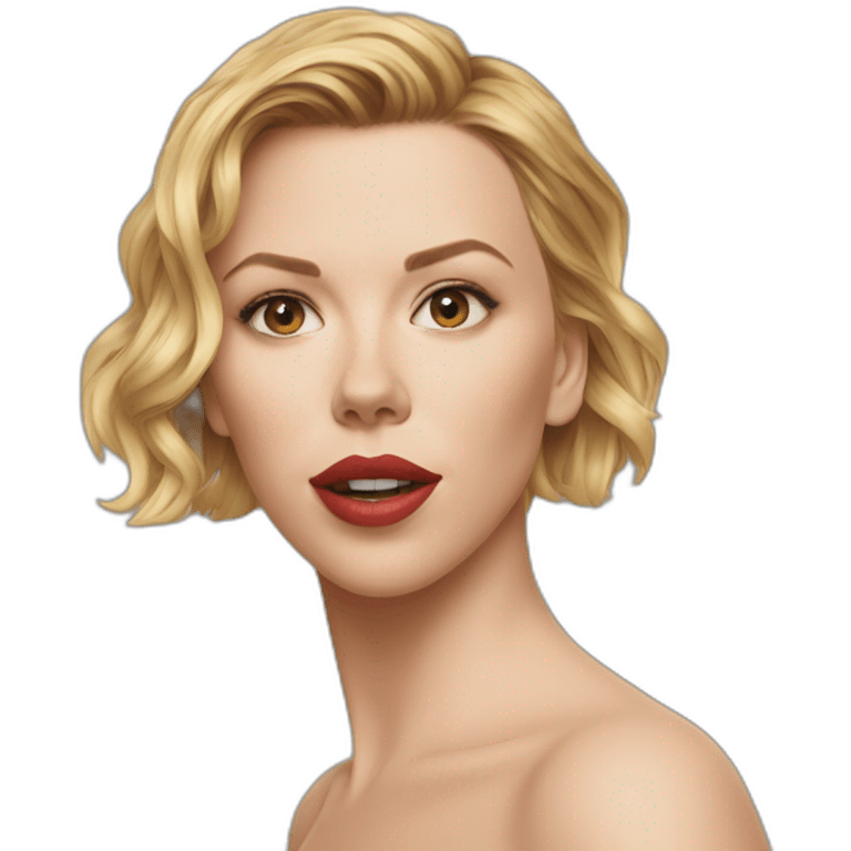 Scarlett Johansson emoji