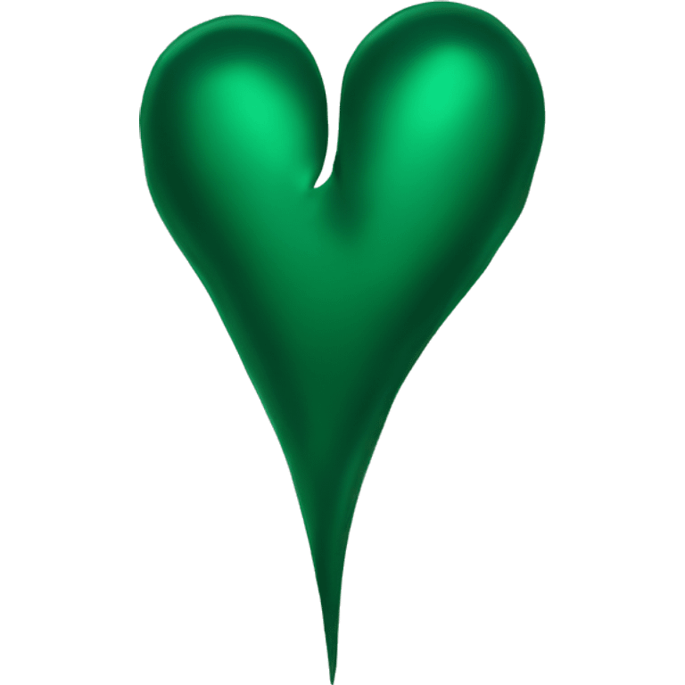 Two dark green hearts like this 💕 but green emoji