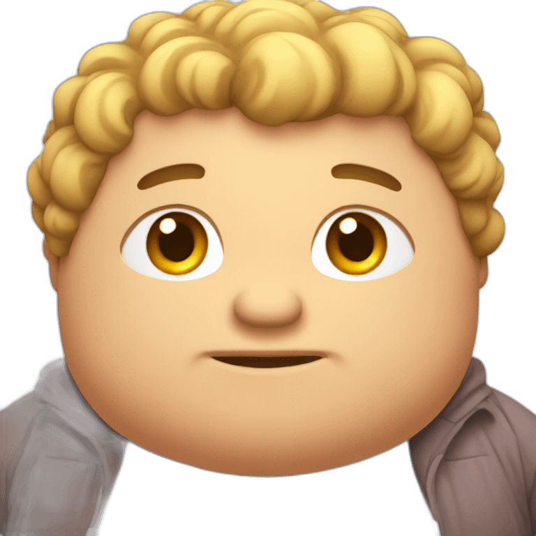 chubby cute man emoji