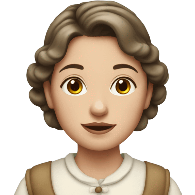 Milkmaid portrait  emoji