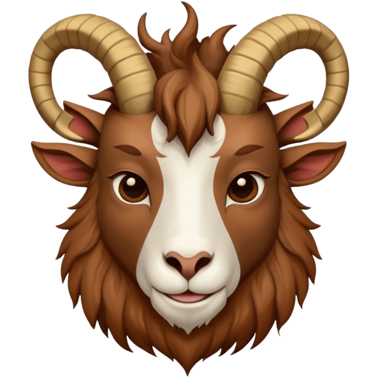 The goat king emoji