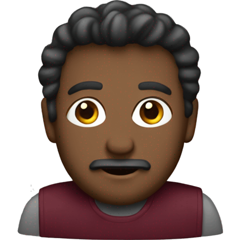 burgundy TV emoji