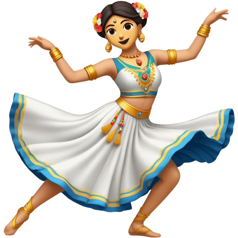 Cinematic Realistic Sirtaki Dance Pop Culture Emoji, showcasing energetic traditional dance movements rendered with dynamic, rhythmic lighting and expressive detail. emoji