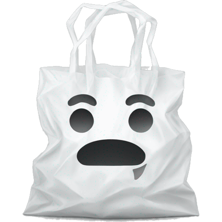 Plastic bag with handles emoji