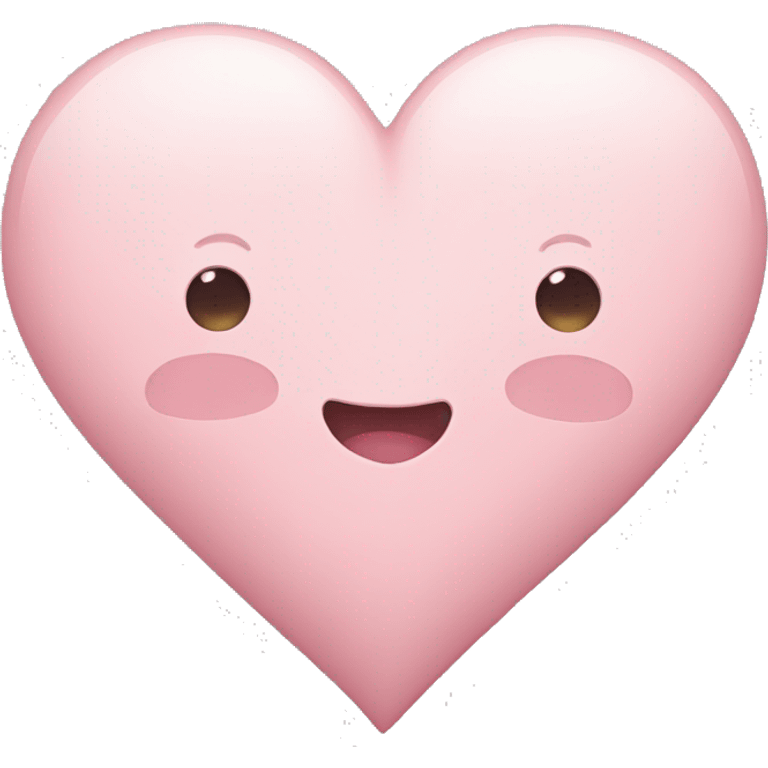 light pink heart emoji