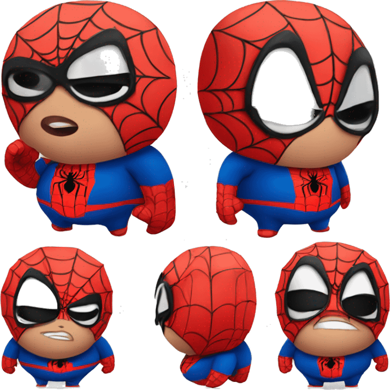 obese spiderman emoji