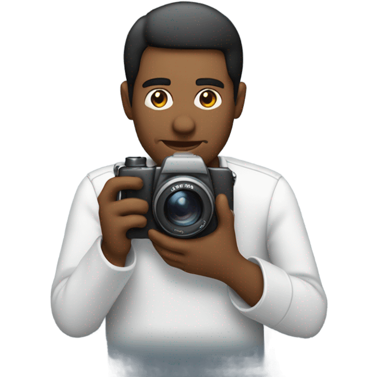 Man with camera emoji