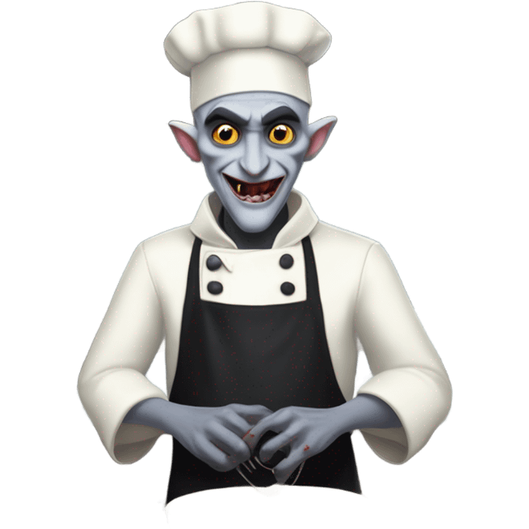 nosferatu baking a cake emoji