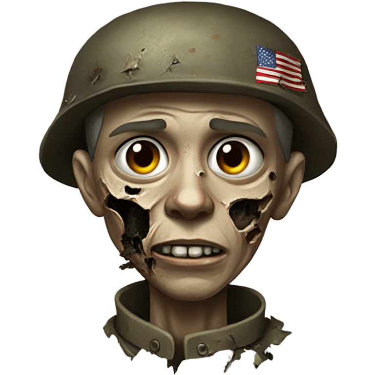 Rotten soldier emoji