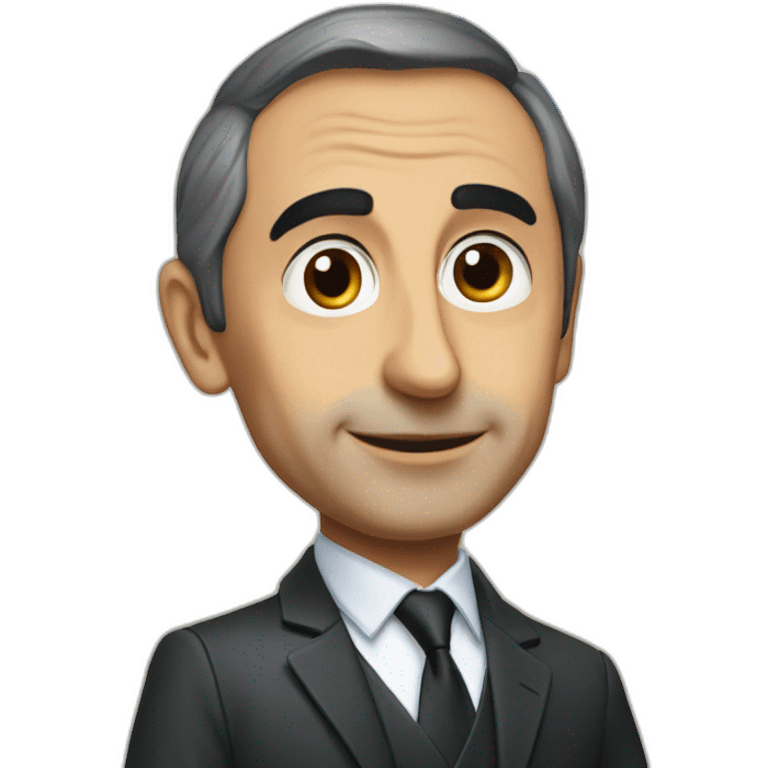 eric zemmour with french flag emoji