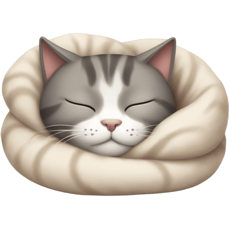 Sleeping cat emoji