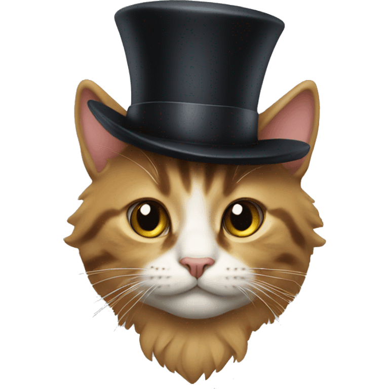 cat with tophat emoji