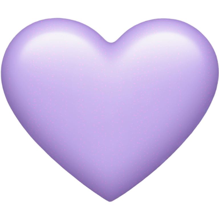 Lilac heart emoji