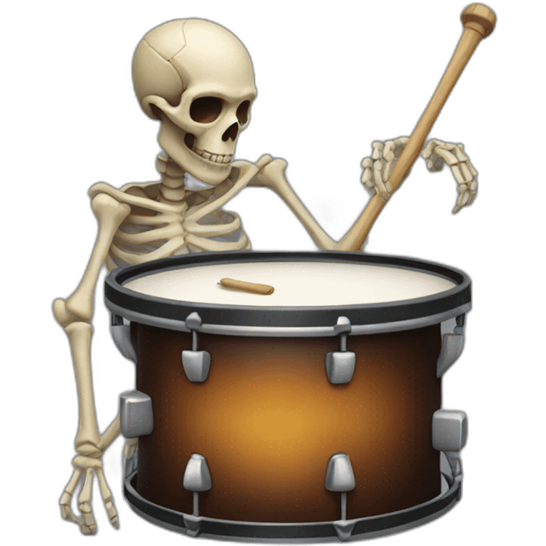 skeletons drums emoji