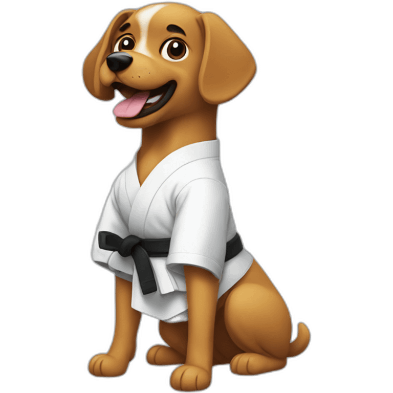 dog-karate emoji