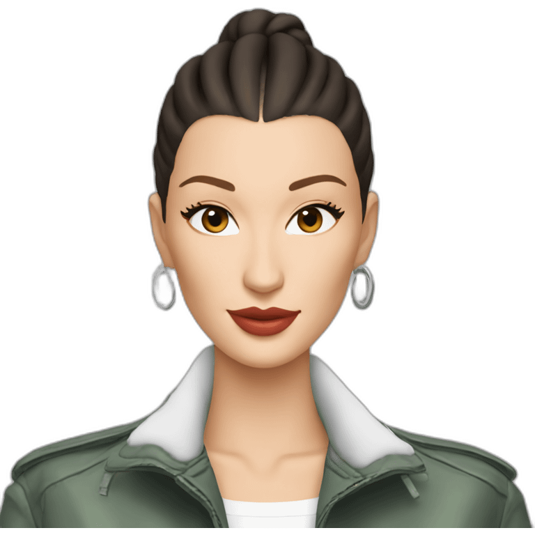 bella hadid emoji