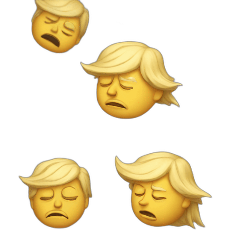 Donald trump sleeping emoji