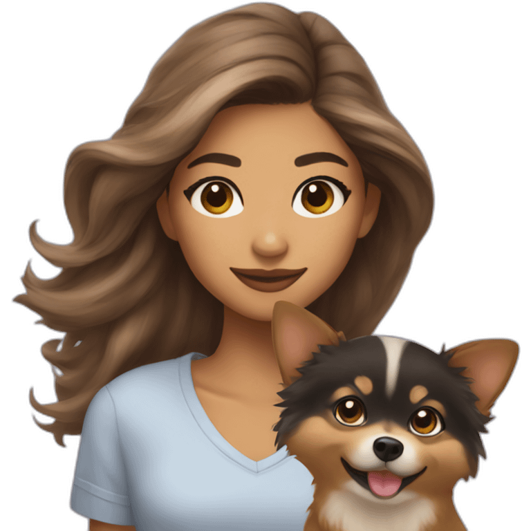 ZENDAYA WITH POMCHI emoji