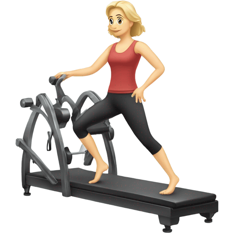 pilates machine emoji