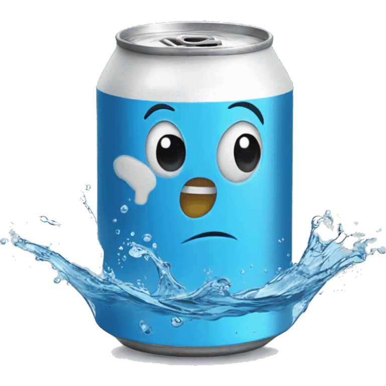 Beer can in water emoji