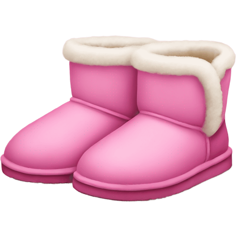 Pink ugg slippers emoji