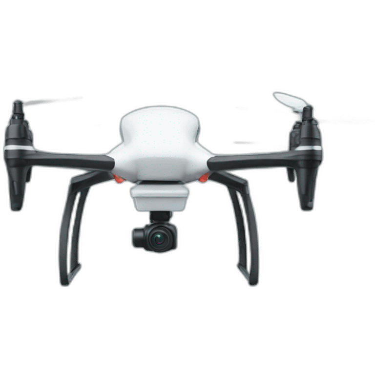 a drone that has ice on its propellers emoji