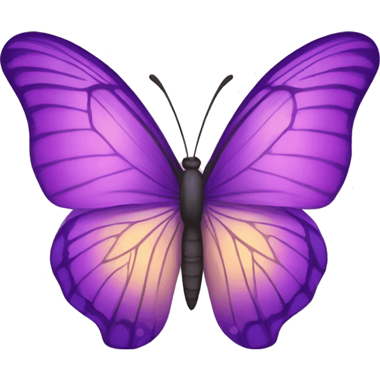 purple butterfly emoji