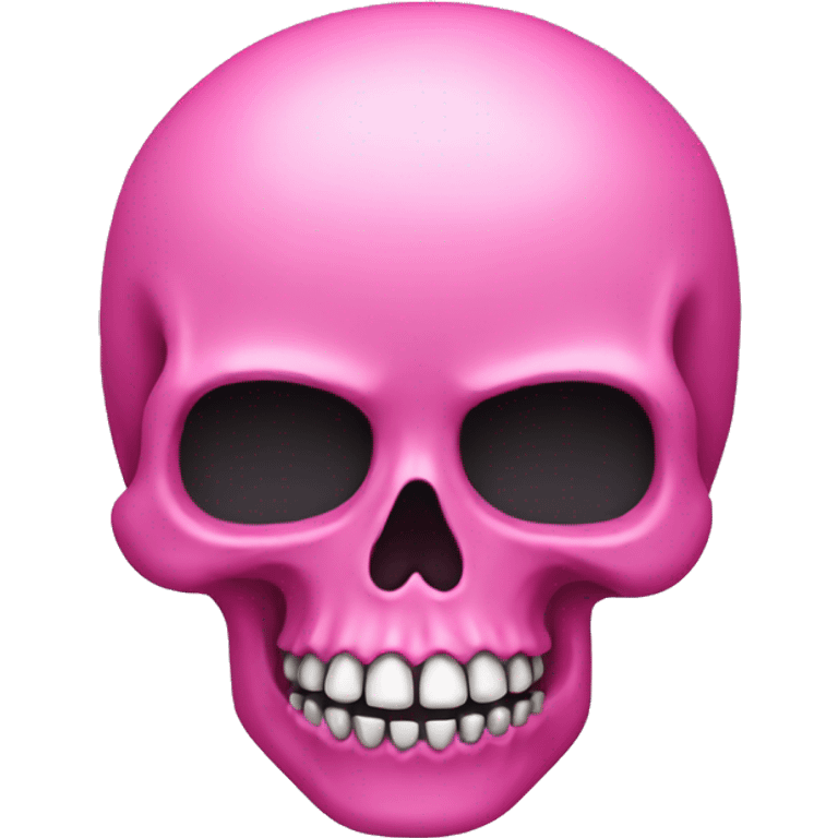 pink skull emoji