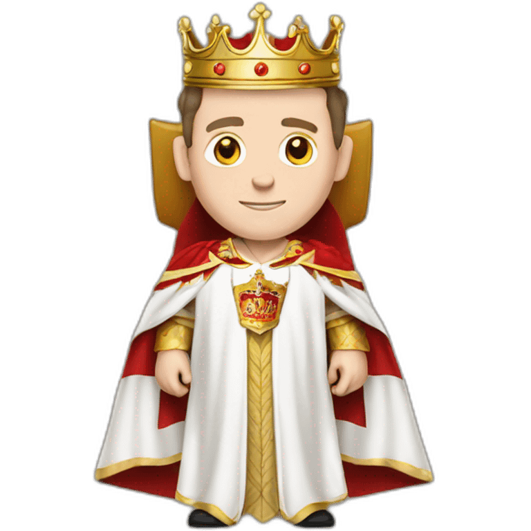 Jonathan Toews as a king with a royal robe on emoji