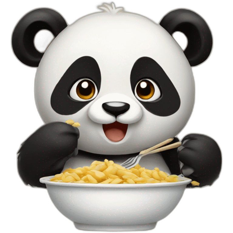 Hungry panda emoji