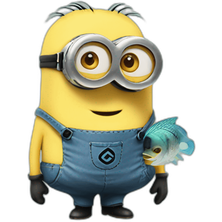 minions with fishtail emoji