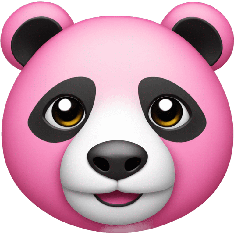 Pink panda emoji