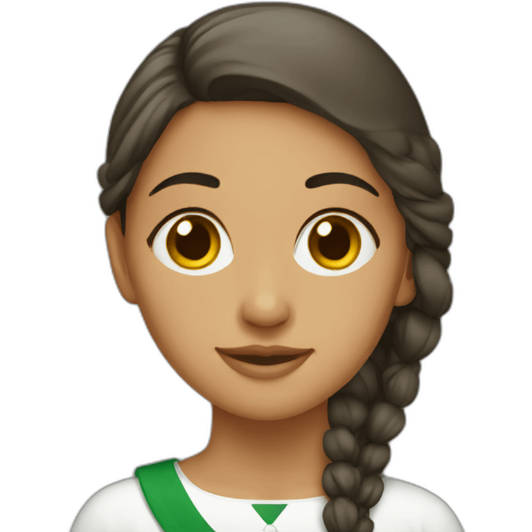 Algerian girl emoji