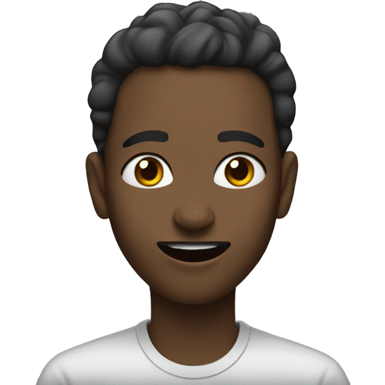 sudanese person mewing emoji