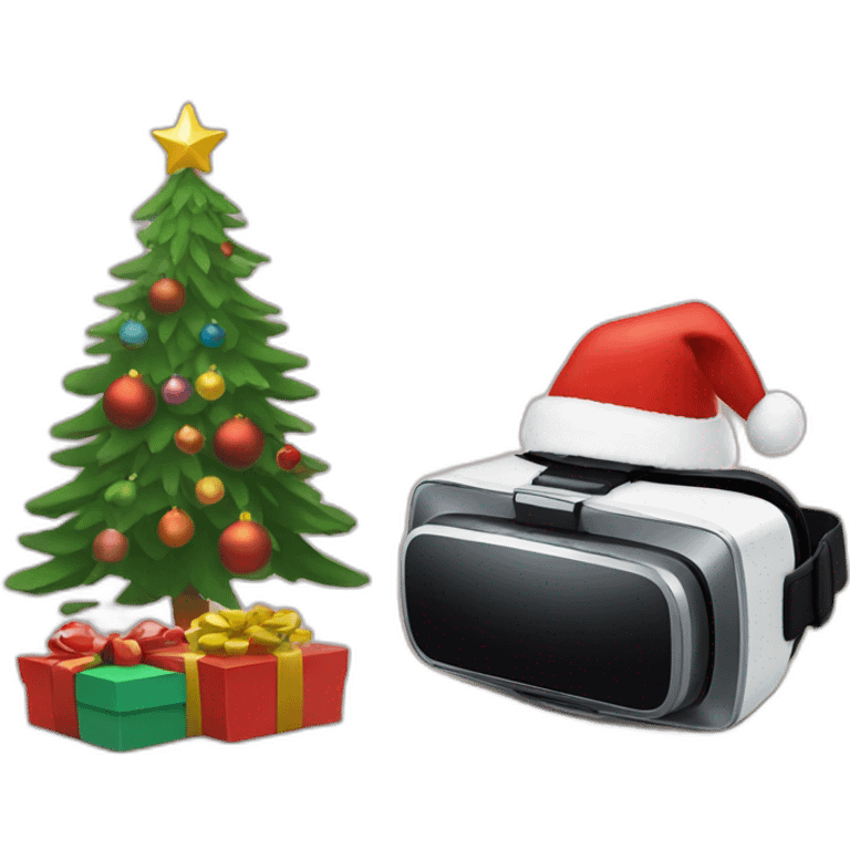 vr stereo camera christmas emoji