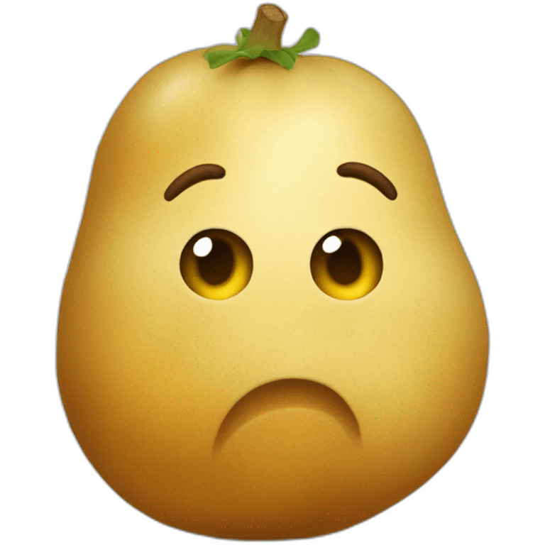 Une patate qui fait des bisous  emoji