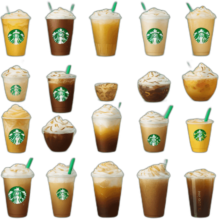 Bebidas de starbucks emoji