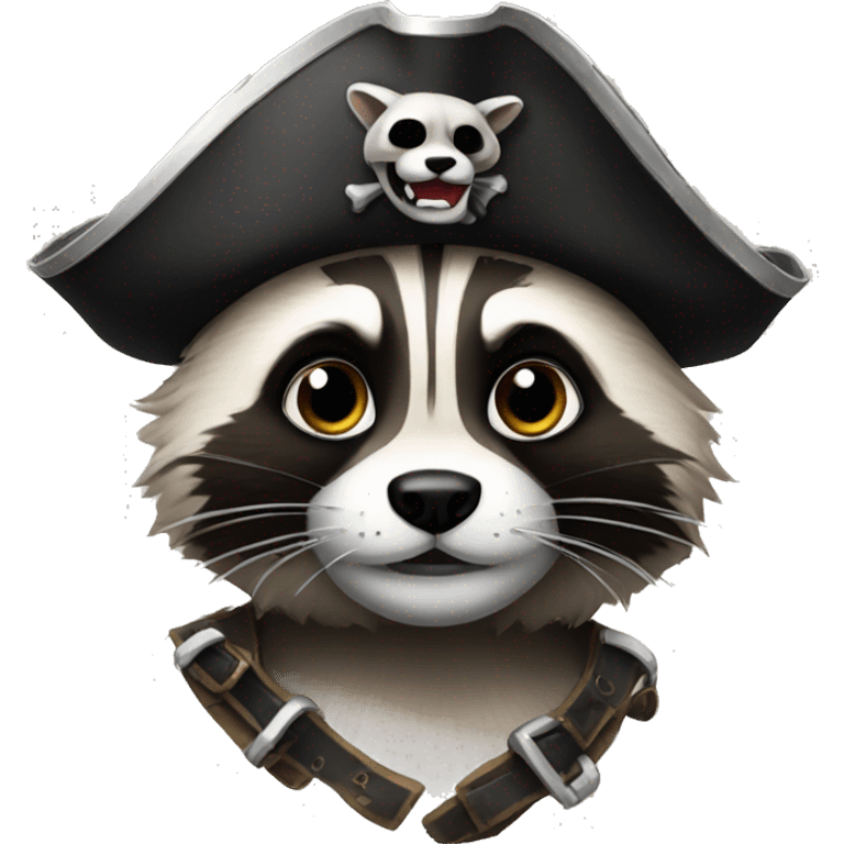 trash panda pirate emoji