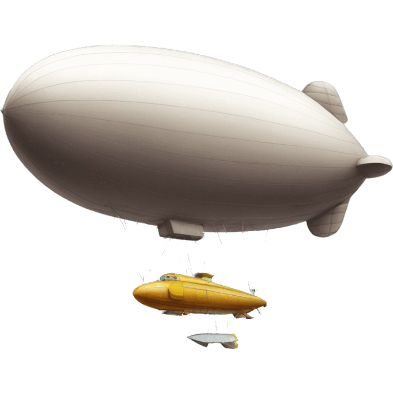 doodle of a blimp emoji