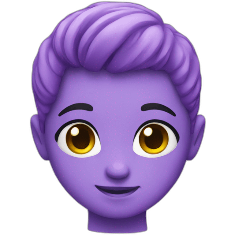 cute purple emoji