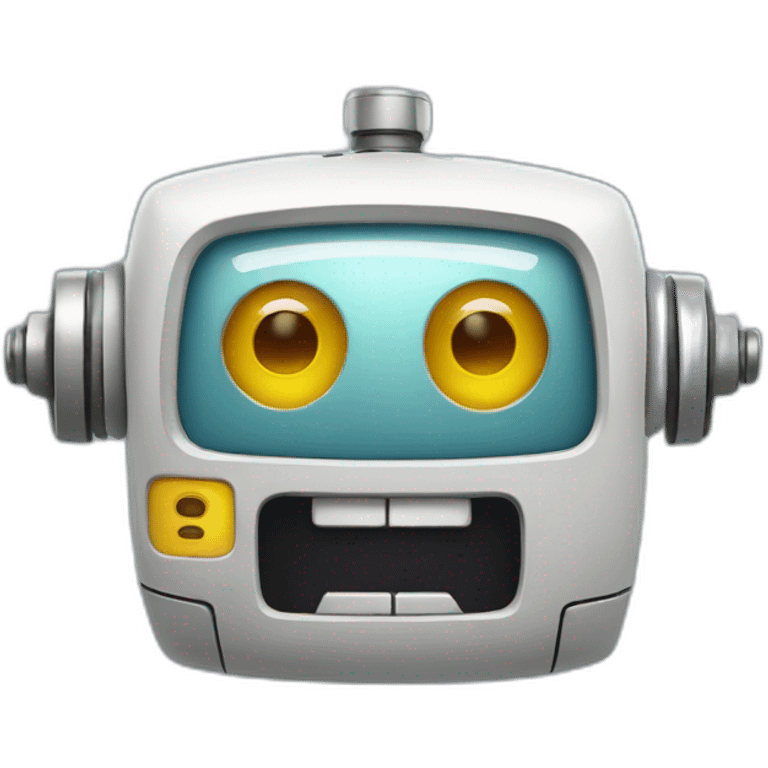 winky robot emoji