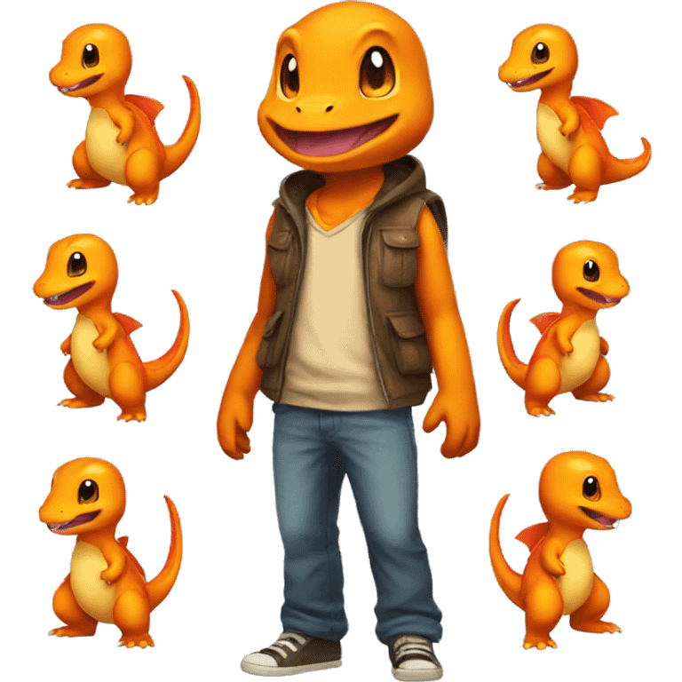 Charmander Full Body emoji