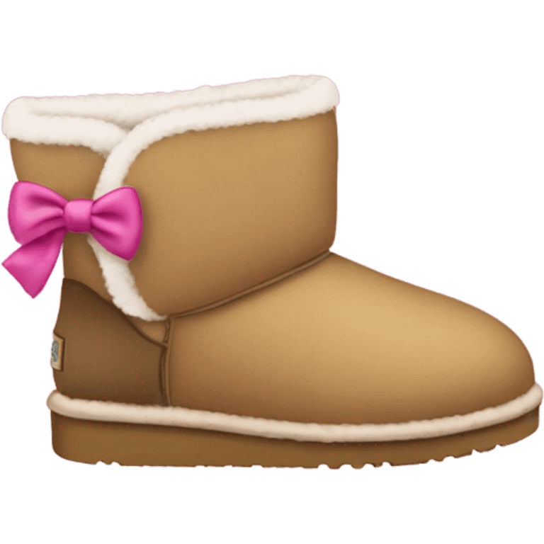 Uggs with bows emoji