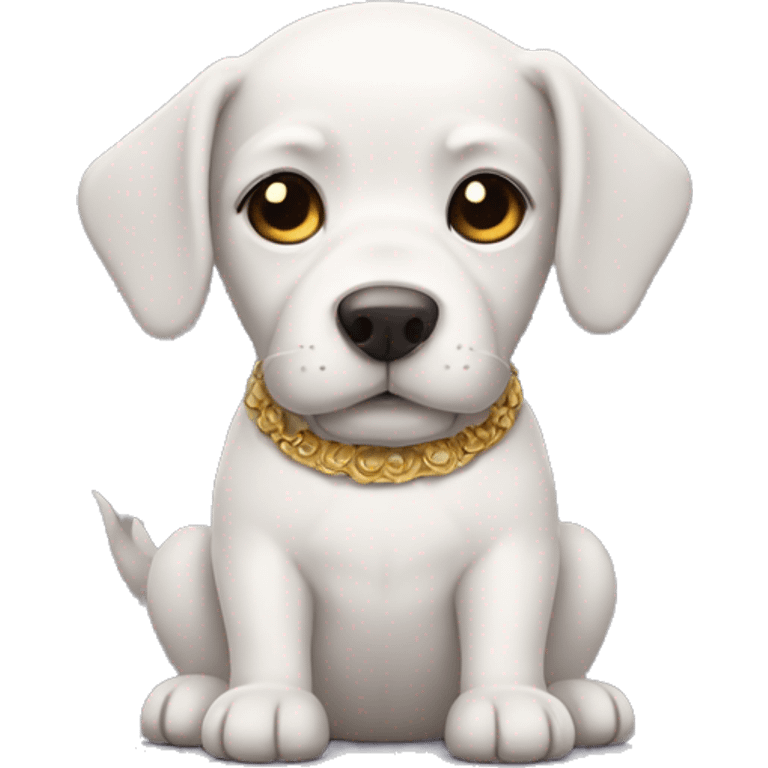 Cachorro com uma coroa  emoji