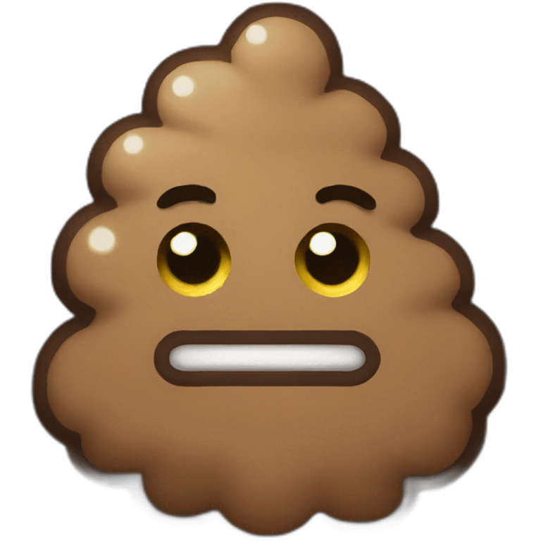 pixel art poop emoji