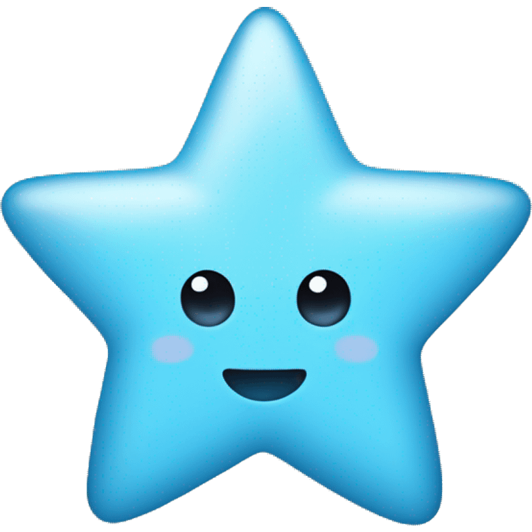 baby blue star emoji emoji