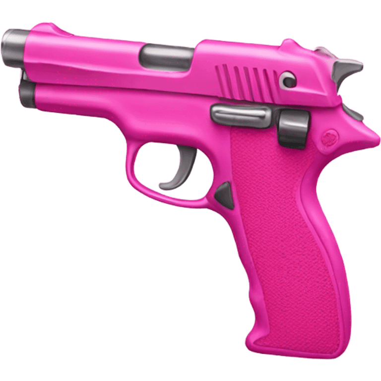 Pink gun emoji