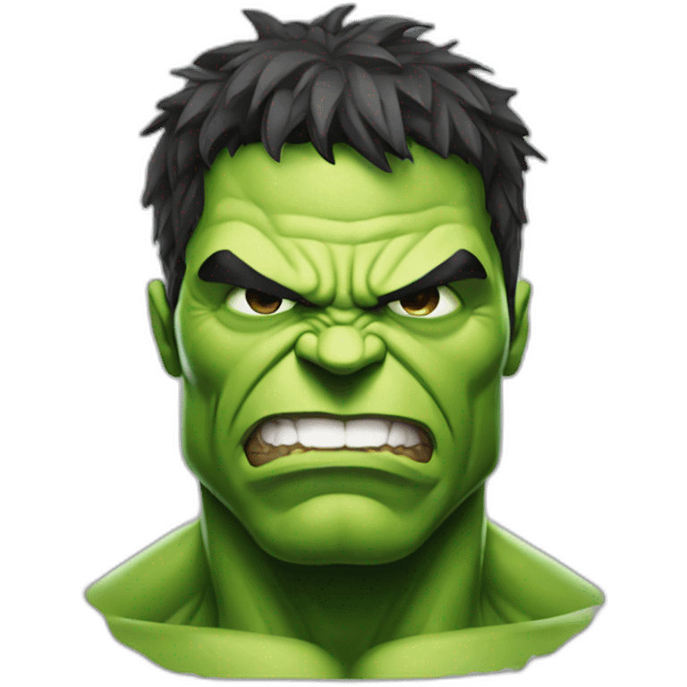 hulk with hood from christmas emoji