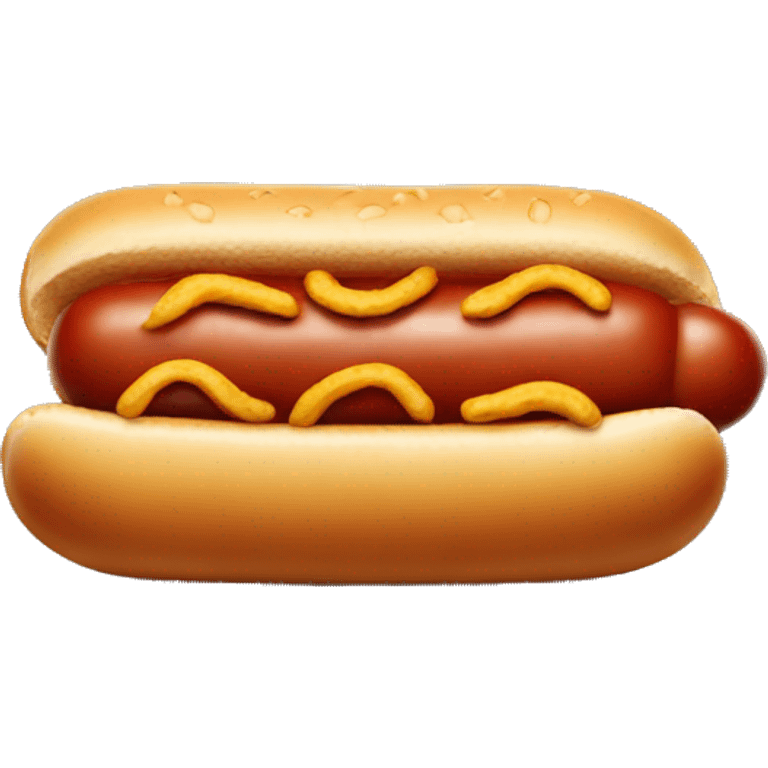 Dog hotdog emoji